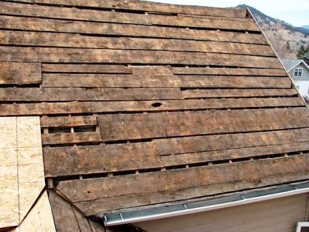 composition shingles roof