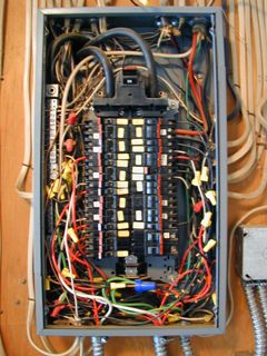 how breaker box wire of splices a the to sevice inside number limit Any